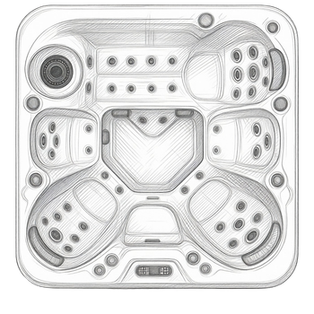 Planta do produto Spa Hanscraft HC1