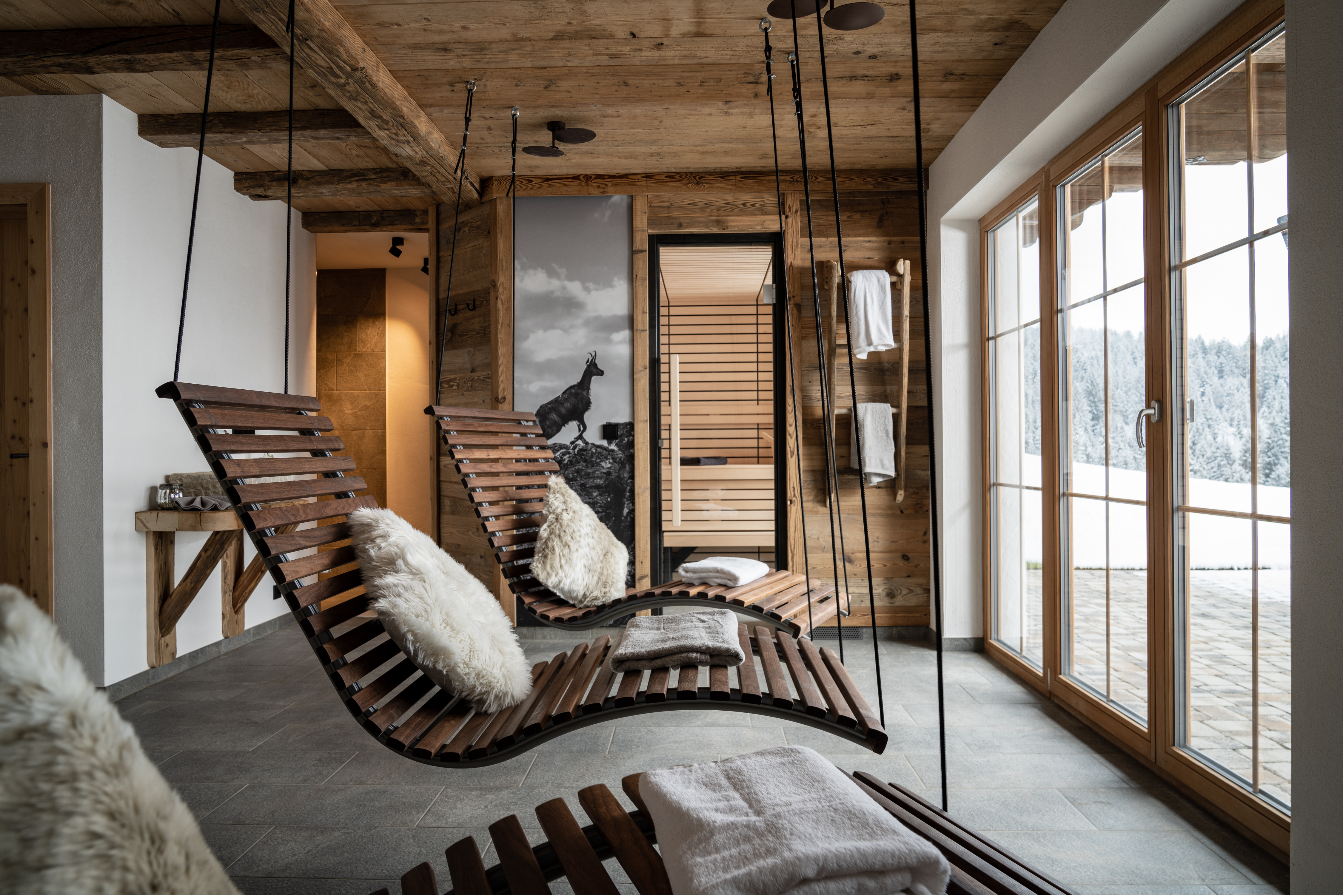 Wochenbrunn Chalet, Áustria. Referência de wellness em alojamento.