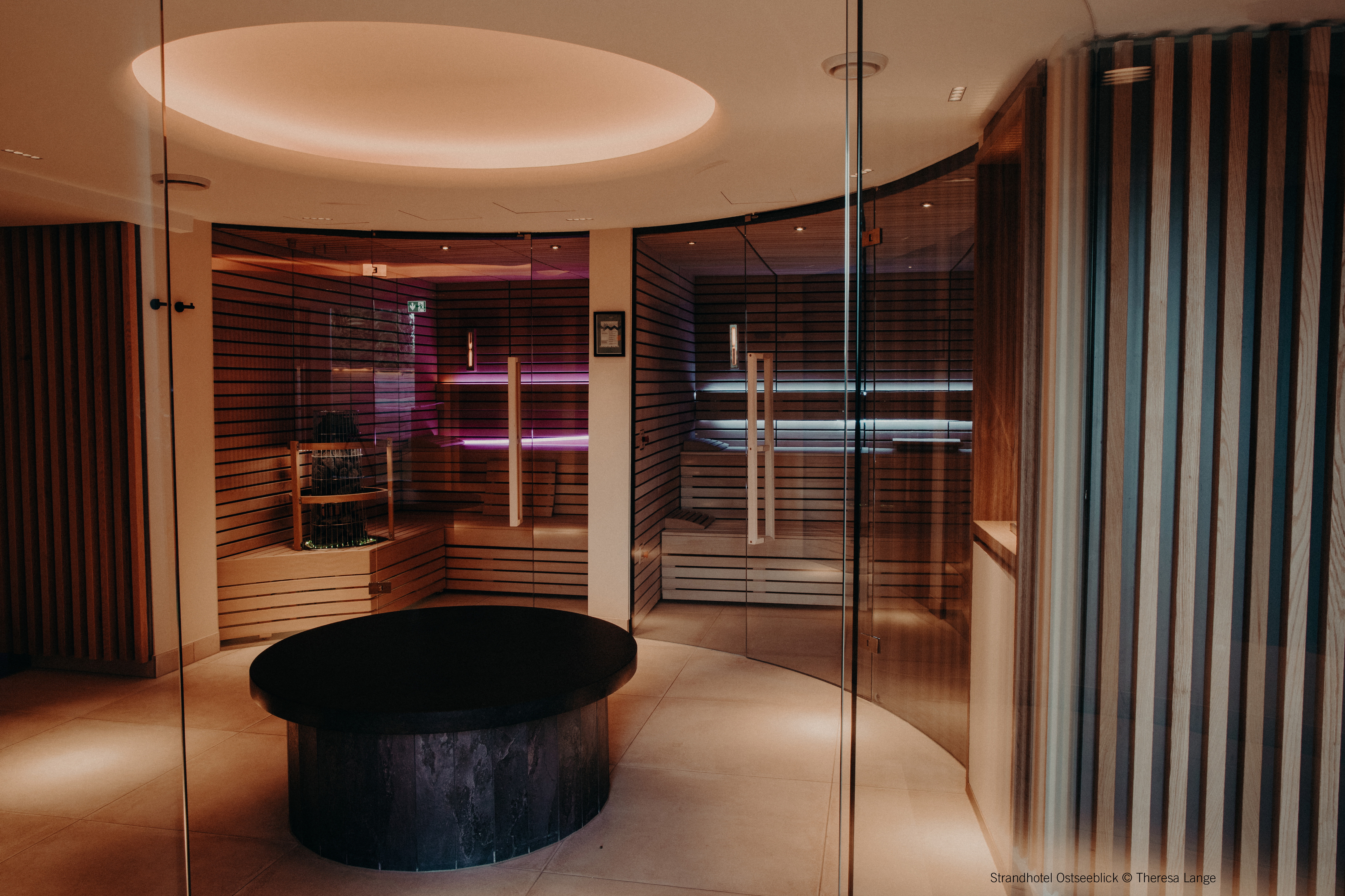 Strandhotel Ostseeblick, Alemanha. Referência de sauna em hotel.
