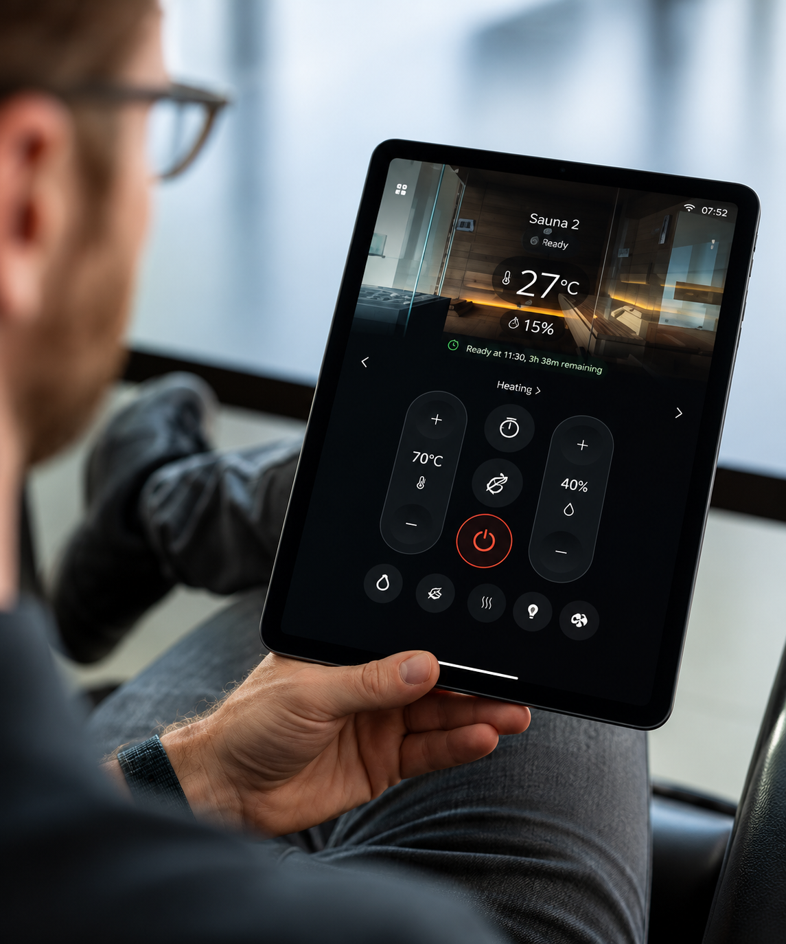 Controlador de Sauna EOS U-Command D10 (10 kW)