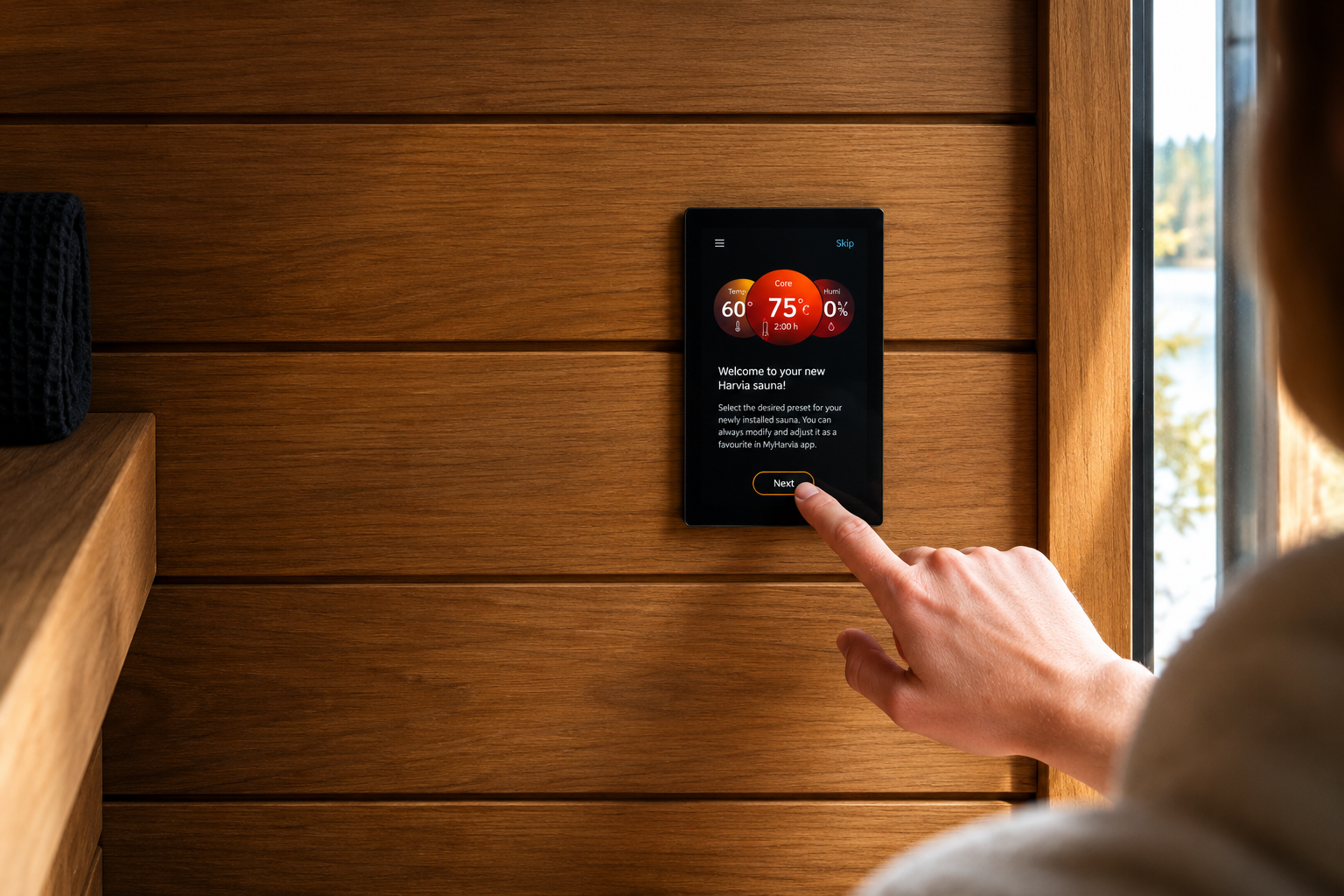 Controlador de Sauna Harvia Fenix FX170 WiFi Core (17 kW)