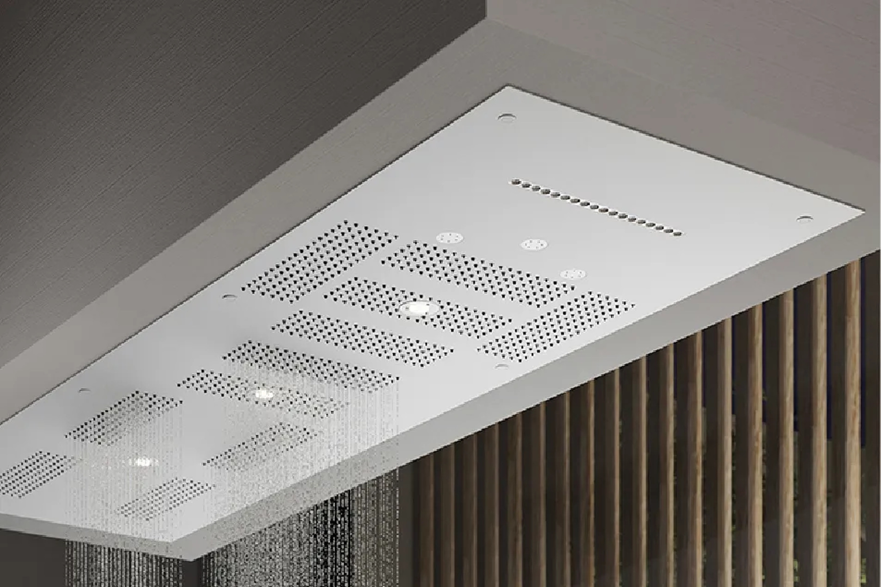 Duche Horizontal Aquaform — aplicação em ambiente