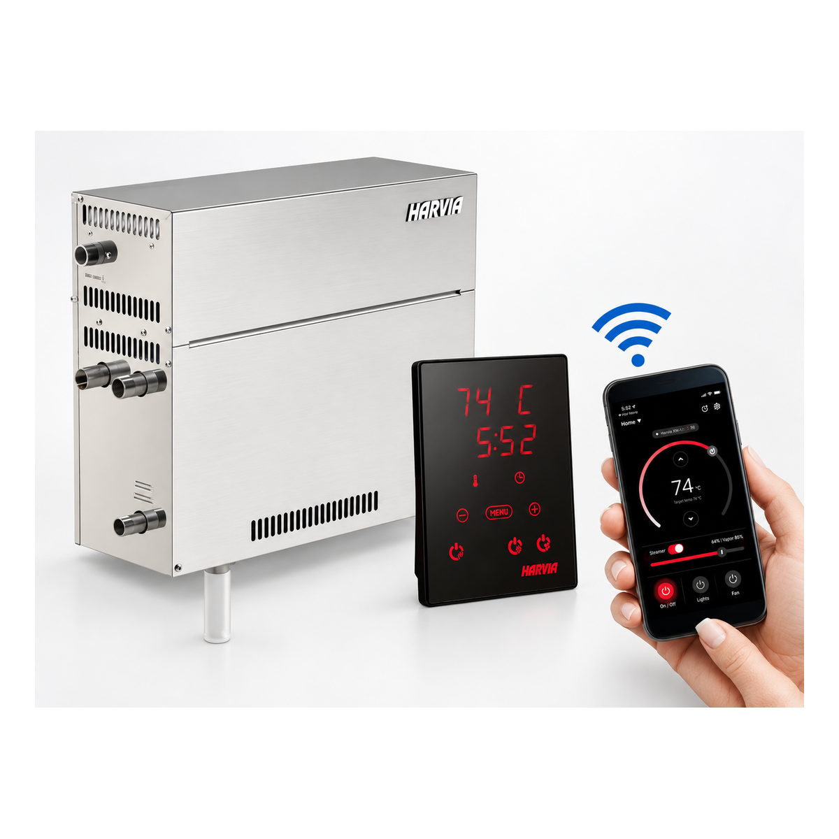 Gerador de Vapor Harvia HGD90XW 9 kW WiFi