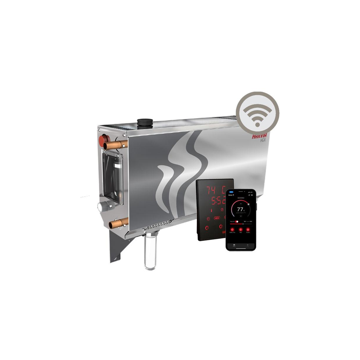 Gerador de Vapor Harvia HGX90XW 9 kW WiFi