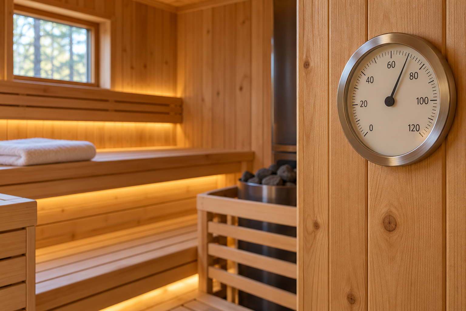 Tempo de aquecimento da sauna: fatores que influenciam