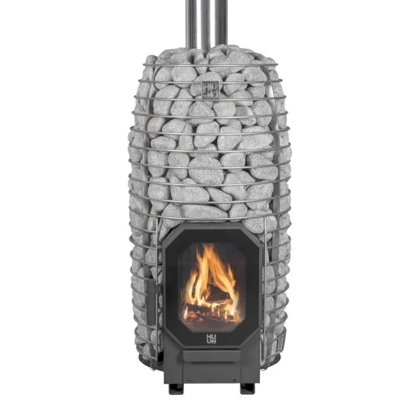 Aquecedor a lenha HUUM HIVE Flow Mini 8,5 kW